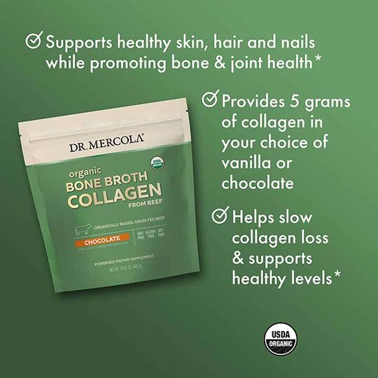 Organic Bone Broth Collagen Powder, DRM